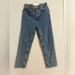 Classic Straight Leg Women's Jeans in Light Blue